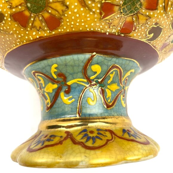 Antique Chinese Porcelain Bowl with Hand Painted Scenes From Social Life 8 *5 in - Picture 10 of 12